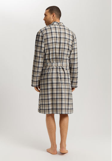 Cozy Comfort Cotton Flannel Robe | Cardamom Check 75729-3042